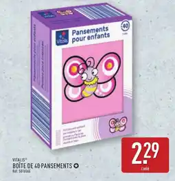 ALDI VITALIS Boîte de 40 pansements offre