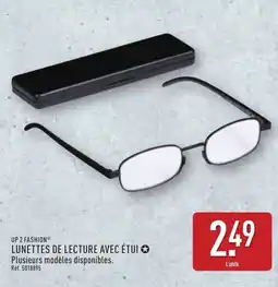 ALDI UP 2 FASHION Lunettes de lecture avec étui offre