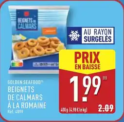 ALDI GOLDEN SEAFOOD Beignets de calmars à la romaine offre
