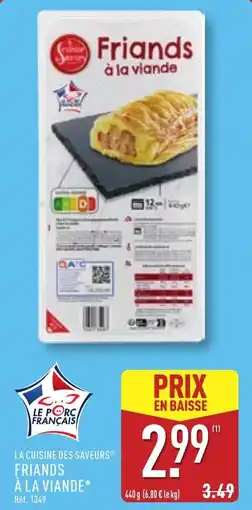 ALDI LA CUISINE DES SAVEURS Friands à la viande offre