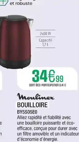 Extra MOULINEX Bouilloire offre