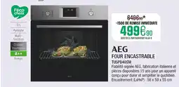 Extra AEG Four encastrable offre