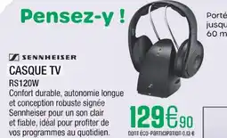 Extra CASQUE TV RS120W offre