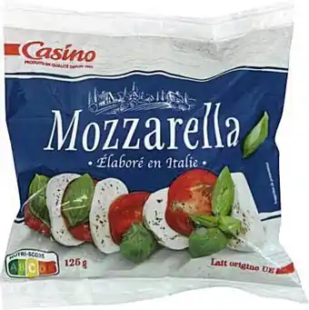 Petit Casino MOZZARELLA 16% M.G. offre