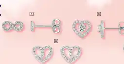 Carrefour Boucles d’oreilles argent rhodié oxyde de zirconium offre