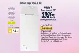 Proxi Confort INDESIT Lave-linge btwl65230fr offre
