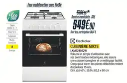 Proxi Confort ELECTROLUX Cuisinière mixte offre