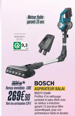 Proxi Confort BOSCH Aspirateur balai offre