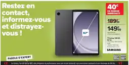 Carrefour Samsung - galaxy tab a4 offre