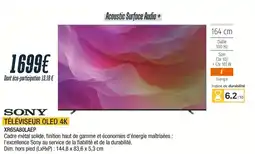 Proxi Confort SONY Téléviseur oled 4k xr65a80laep offre