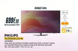 Proxi Confort PHILIPS Téléviseur led 4k 55PUS8909 offre