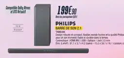 Proxi Confort PHILIPS Barre de son 2.1 tab6309 offre