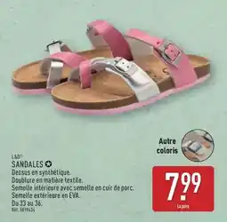 ALDI Sandales offre