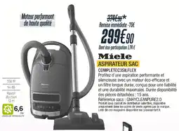 Proxi Confort MIELE Aspirateur sac completec3silflex offre