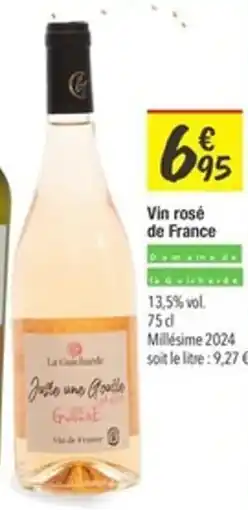 Les Comptoirs de la Bio Vin rosé de France offre