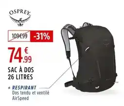 Intersport Sac Ă dos 26 litres offre