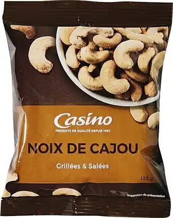 Petit Casino NOIX DE CAJOU GRILLÉES & SALÉES offre
