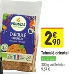PRIMEAL Taboulé oriental