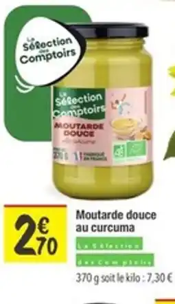 Les Comptoirs de la Bio Moutarde douce au curcuma offre