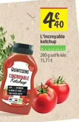 Les Comptoirs de la Bio QUINTESENS L'incroyable ketchup offre
