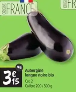 Les Comptoirs de la Bio Aubergine longue noire bio offre