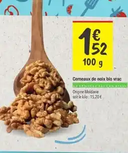 Les Comptoirs de la Bio Cerneaux de noix bio vrac offre