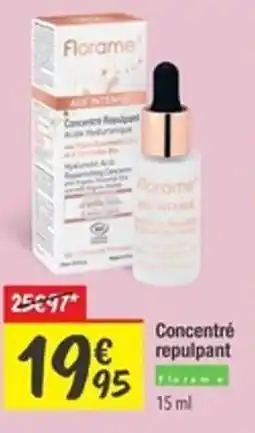 Les Comptoirs de la Bio FLORAME Concentré repulpant offre