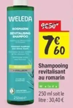 Les Comptoirs de la Bio WELEDA Shampooing revitalisant au romarin offre