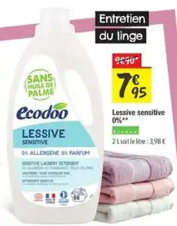 Les Comptoirs de la Bio Lessive sensitive 0% offre