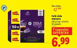 Lidl Café viola espresso offre