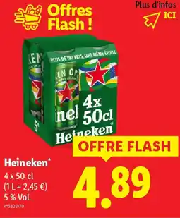 Lidl HEINEKEN offre