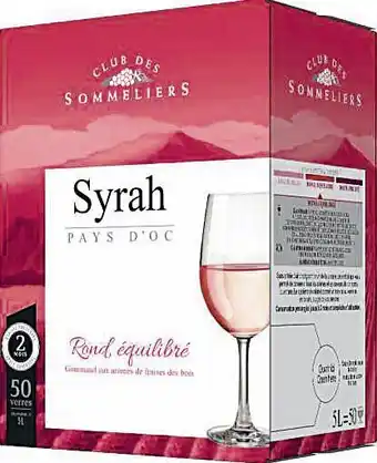 Petit Casino VIN DE PAYS D’OC I.G.P. SYRAH ROSÉ offre