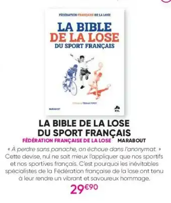 Fnac La bible de la lose du sport français offre