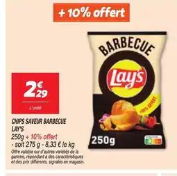 Netto LAY'S Chips saveur barbecue offre