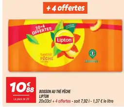 Netto LIPTON Boisson au the peche offre