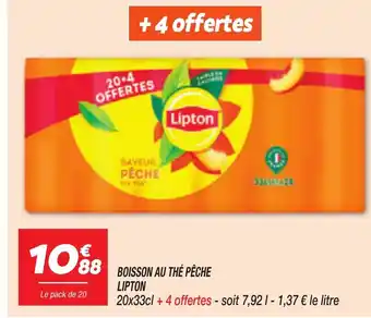 Netto LIPTON Boisson au the peche offre