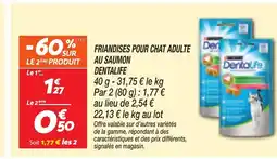 Netto DENTALIFE Friandises pour chat adulte au saumon offre
