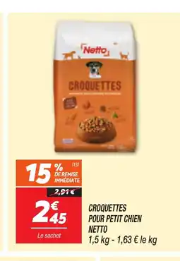Netto Croquettes pour petit chien offre