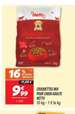 Netto Croquettes mix pour chien adulte offre