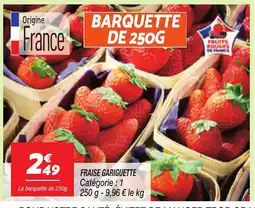 Netto Fraise gariguette offre