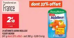 Netto FLEURY MICHON 24 bâtonnets surimi moelleux offre