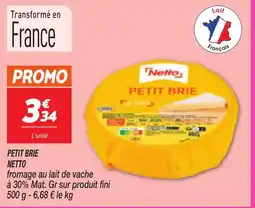 Netto Petit brie offre