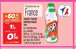 Netto YOP Yaourt à boire parfum fraise offre