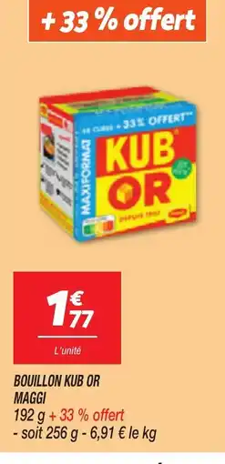 Netto MAGGI Bouillon kub or offre