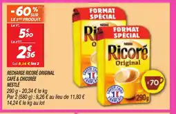 Netto Recharge ricoré original café & chicorée nestlé offre