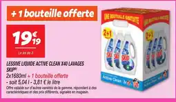 Netto SKIP Lessive liquide active clean x40 lavages offre