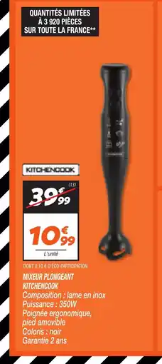 Netto KITCHENCOOK Mixeur plongeant offre