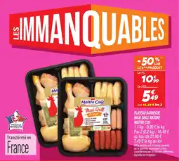 Netto MAÎTRE COQ Plateau barbecue maxi grill nature offre