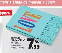 Bazarland Le fouta Dolce Vita offre