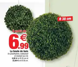 Bazarland La boule de buis offre